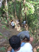 Descent to Dabbe Falls